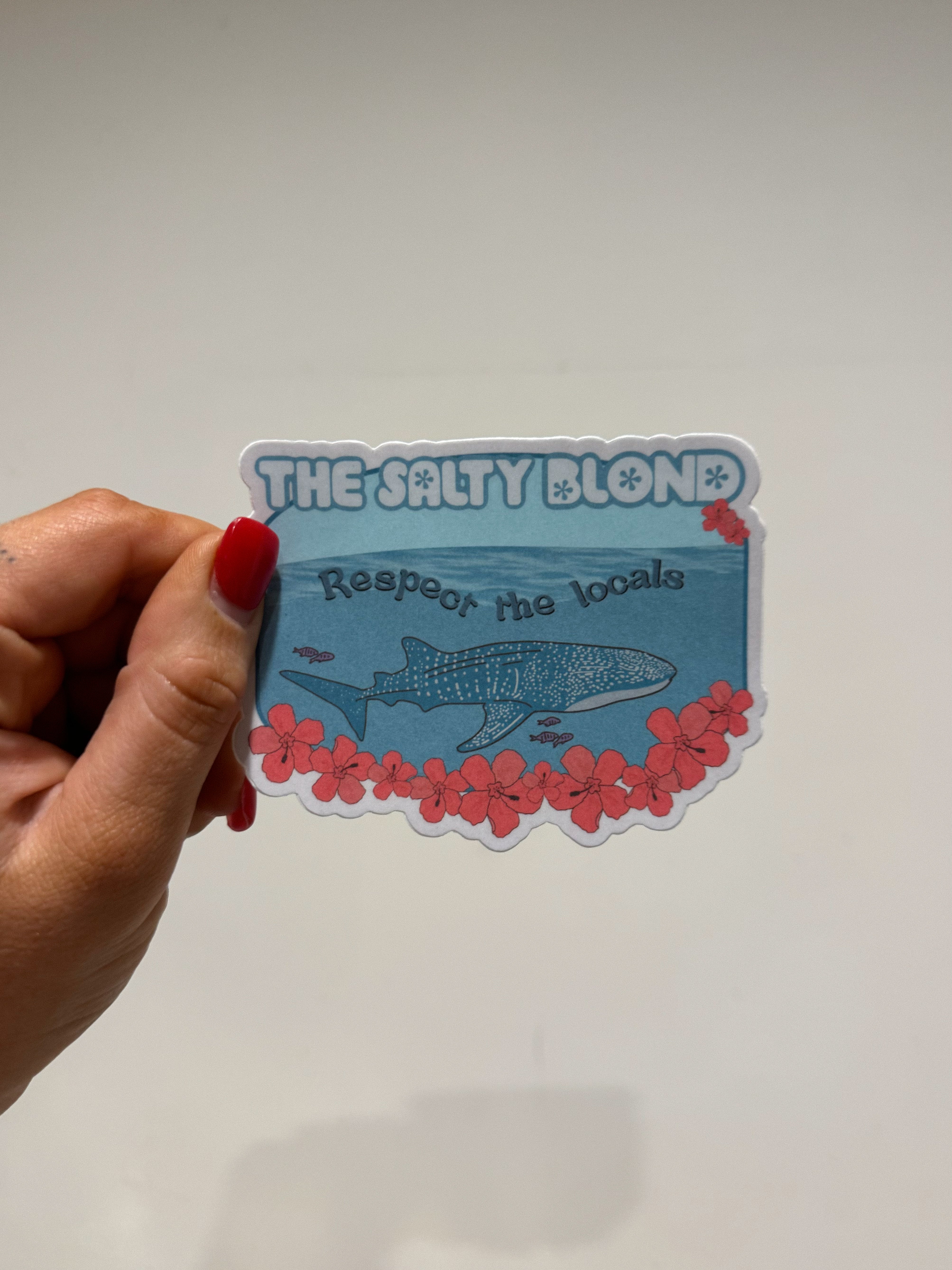 The Salty Blond Stickers