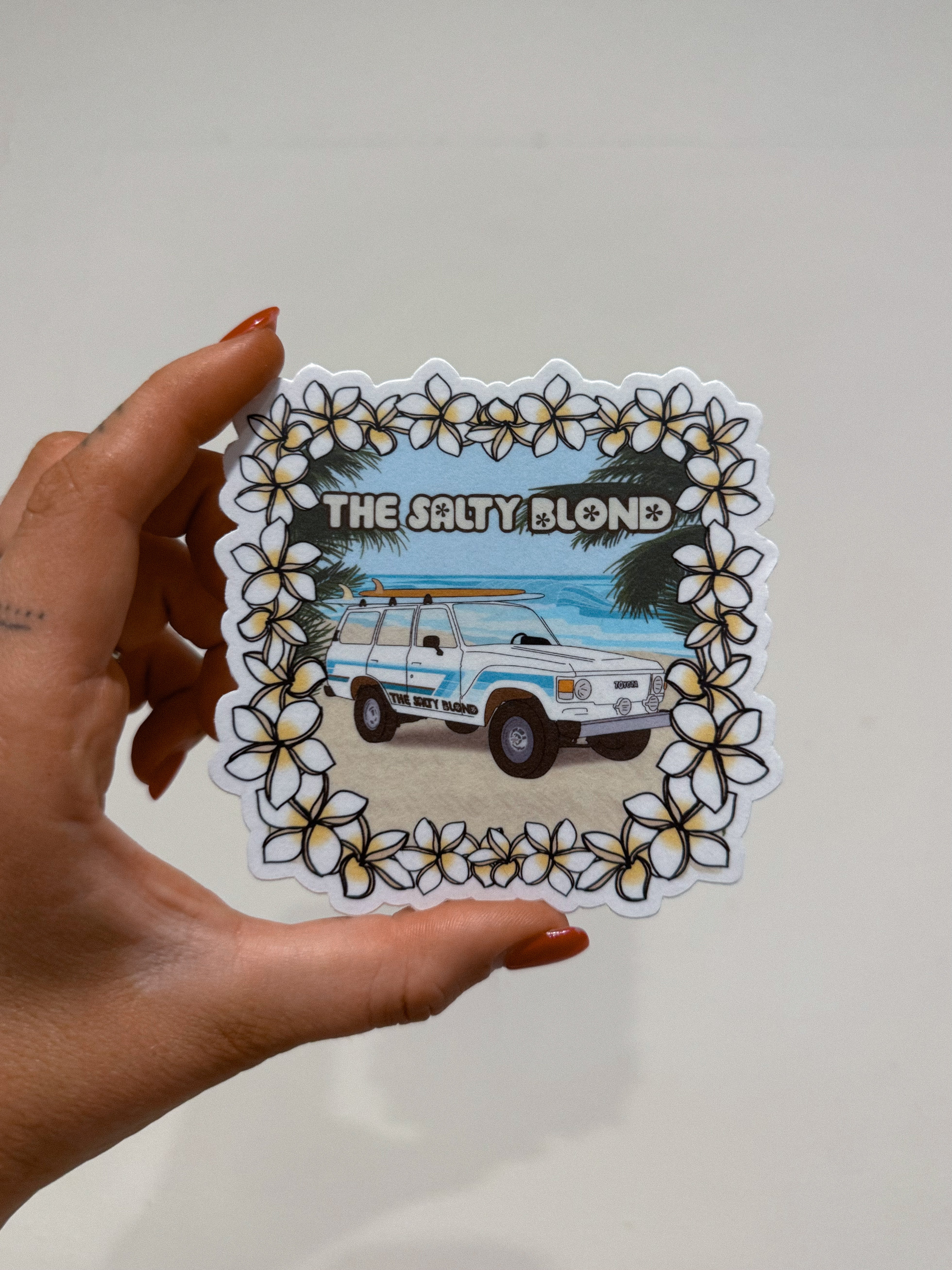 The Salty Blond Stickers