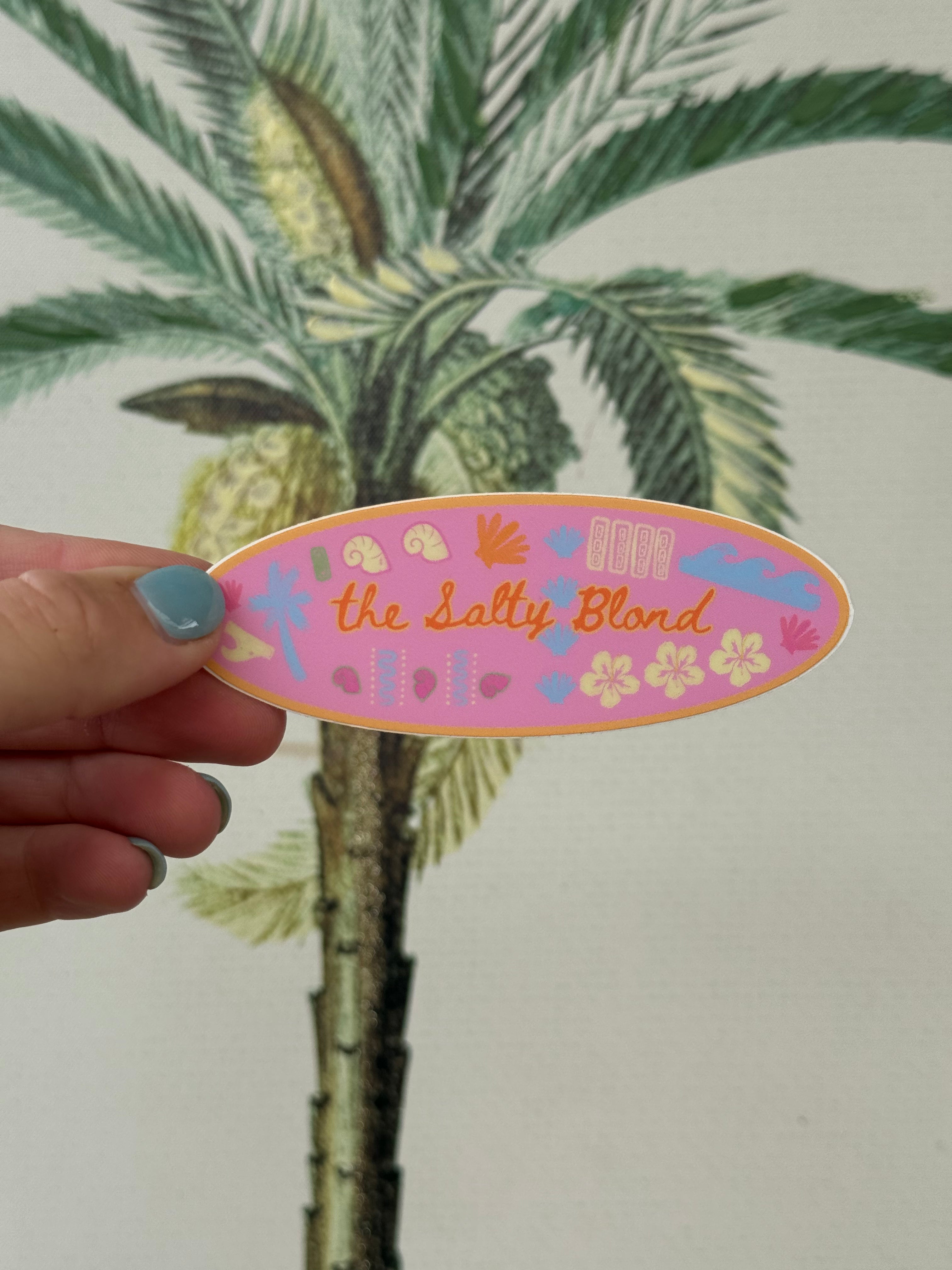 The Salty Blond Stickers