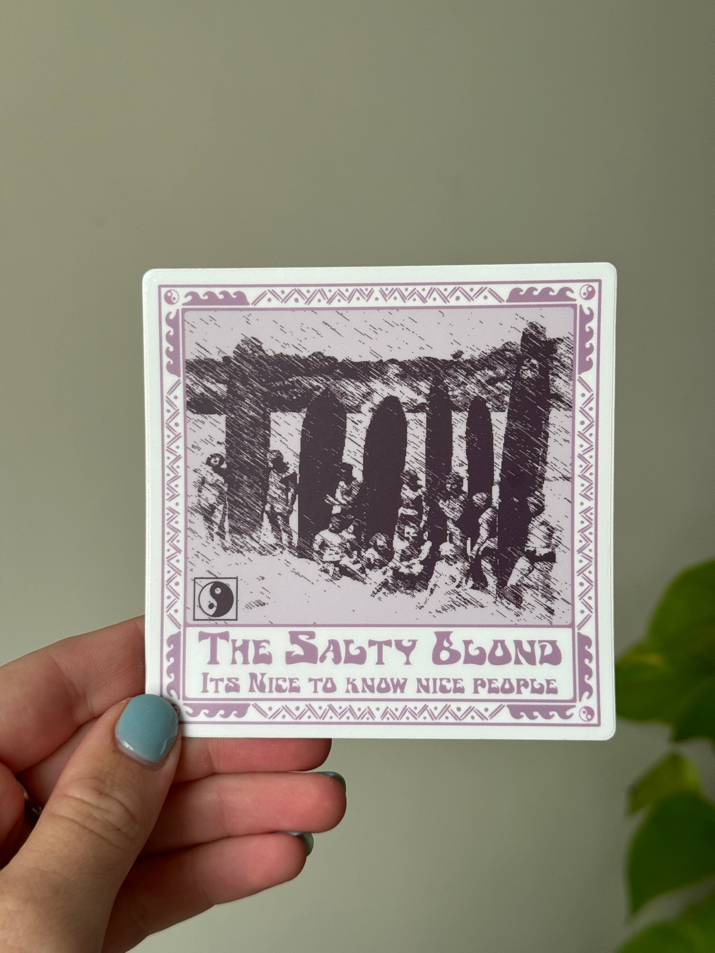 The Salty Blond Stickers